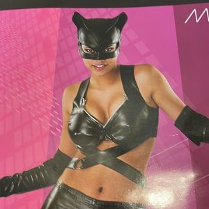 Catwoman  Costume with 2 Whips